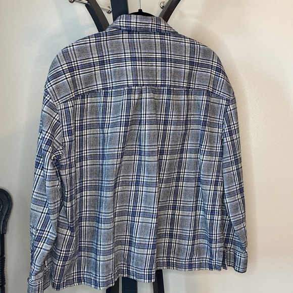 Madewell / Westland shirt in Dublin plaid cotton flannel size M - Picture 2 of 6